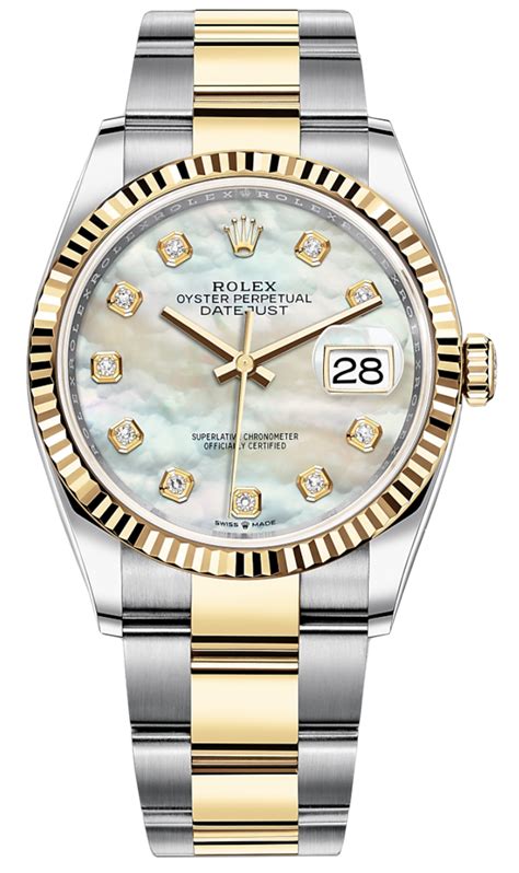 Rolex oyster steel and yellow gold